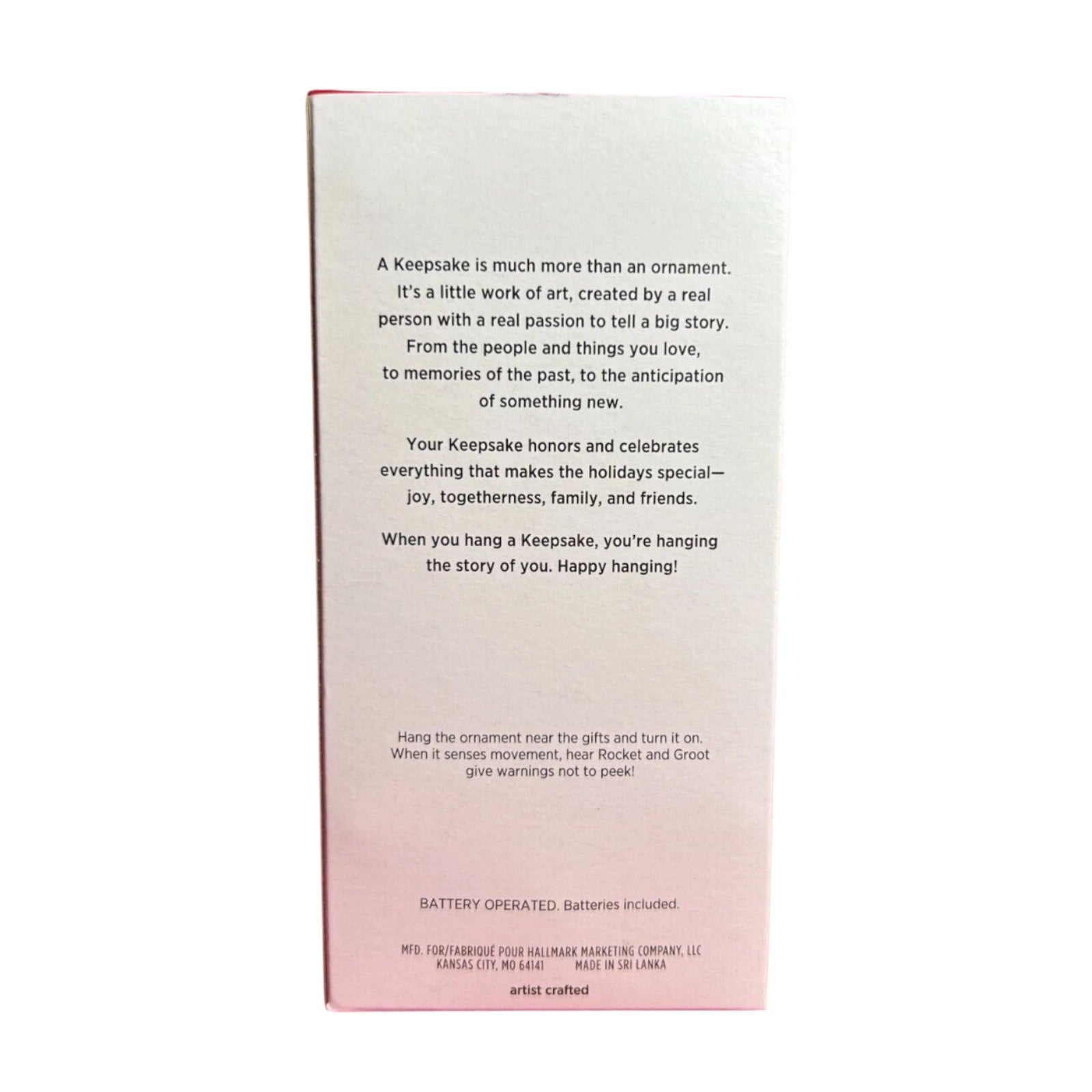 2021 Guardians of the Galaxy Peekbuster Hallmark Ornament (Super Heroes) QXI7485