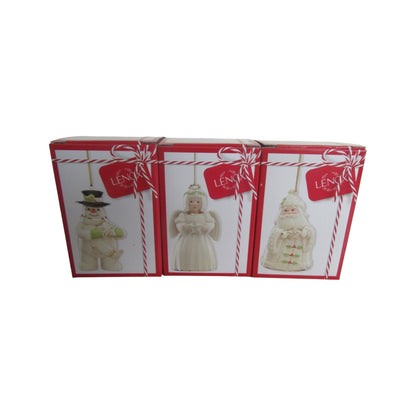2021 Holiday Cheer Snowmen Set of 3 Lenox Lenox Ornament 881329 Image6
