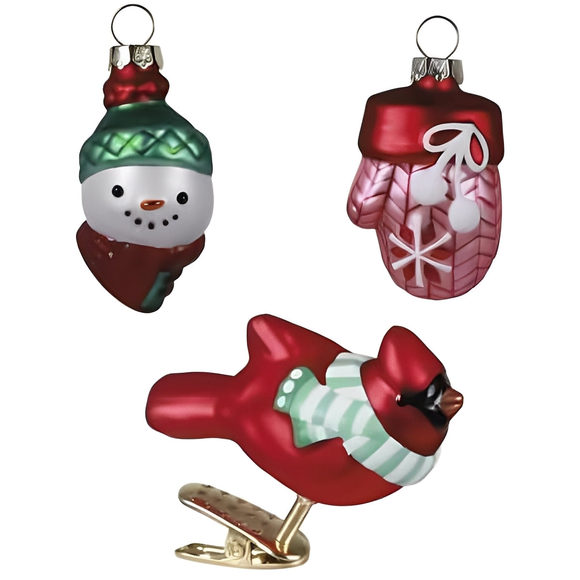 2021 Holiday Happiness Hallmark Ornament (Blown Glass) QXT4112