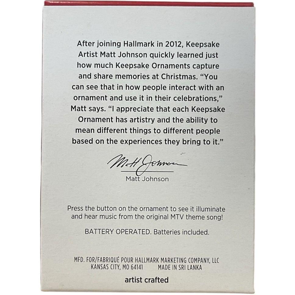 2021 I Want My MTV! Hallmark Ornament (MTV Music Television) QXI7615