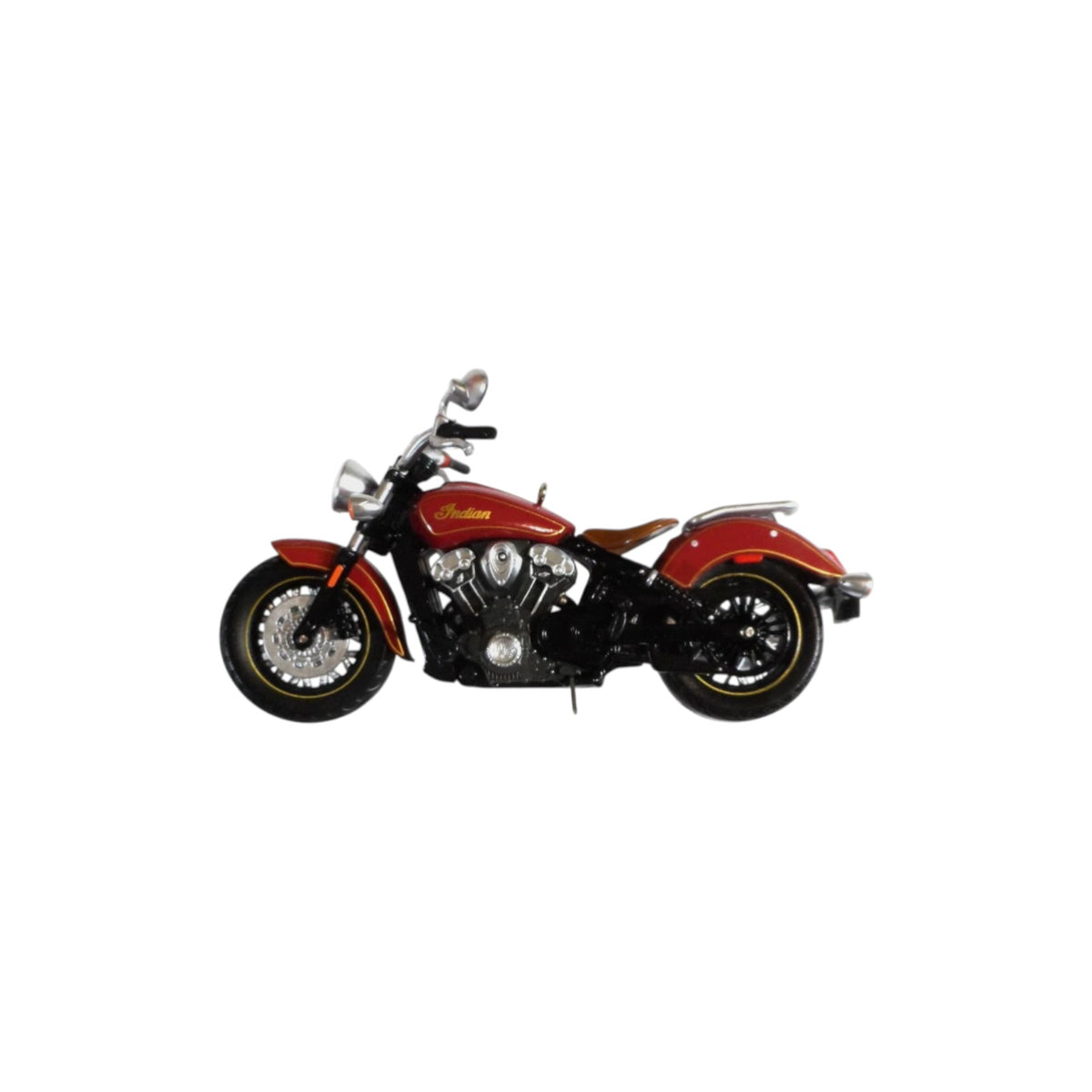 2021 Indian Scout Motorcycle 100th Anniversary Hallmark Ornament (Indian Motorcycle) QXI7275 Image3