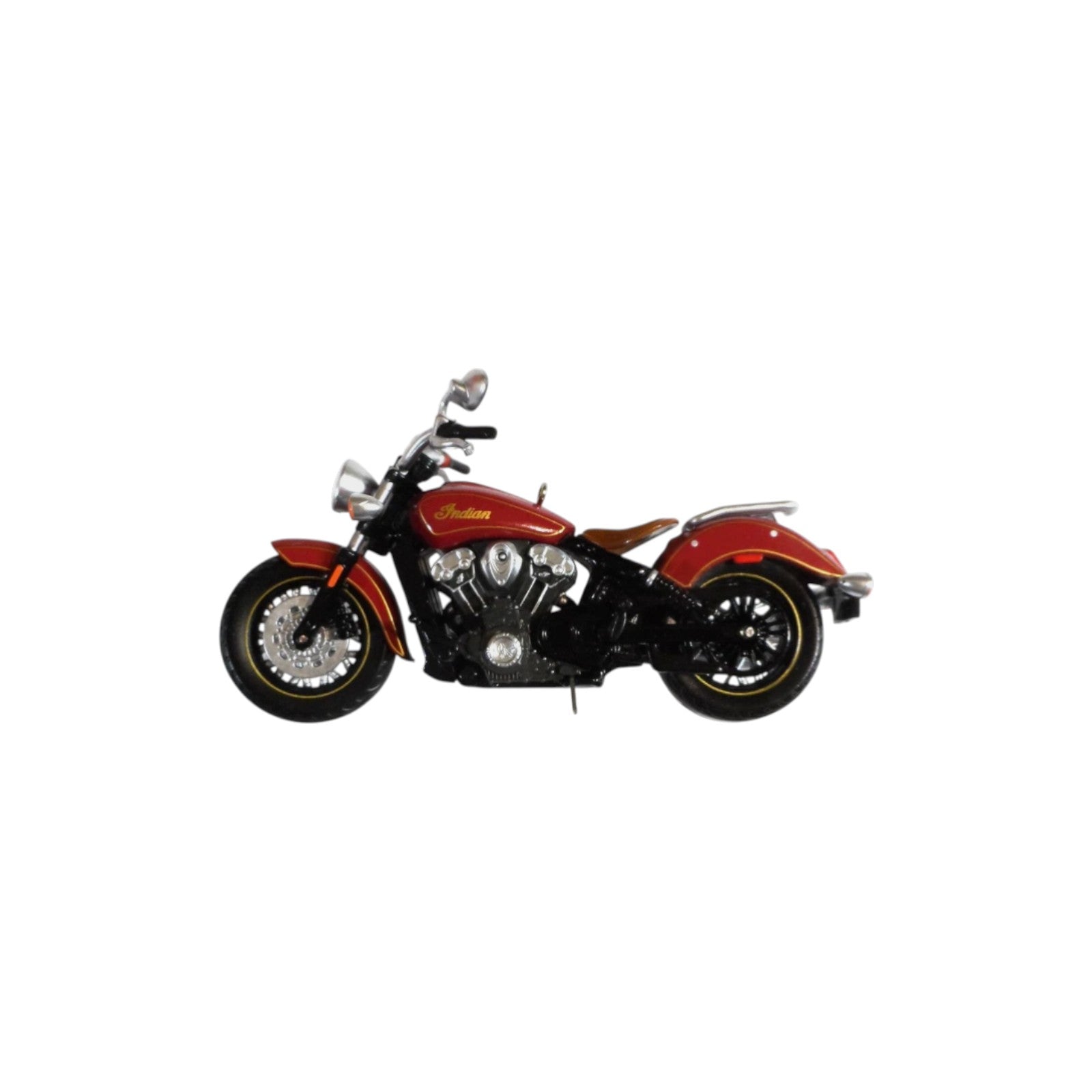 2021 Indian Scout Motorcycle 100th Anniversary Hallmark Ornament (Indian Motorcycle) QXI7275 Image3