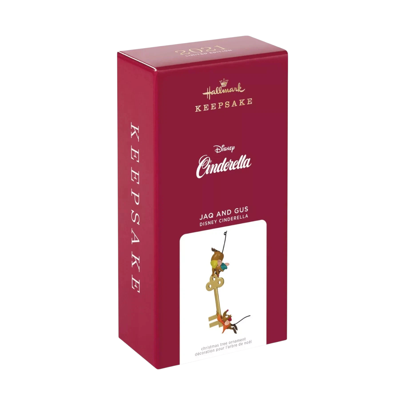 2021 Jaq and Gus Hallmark Ornament (Cinderella) QXE3255