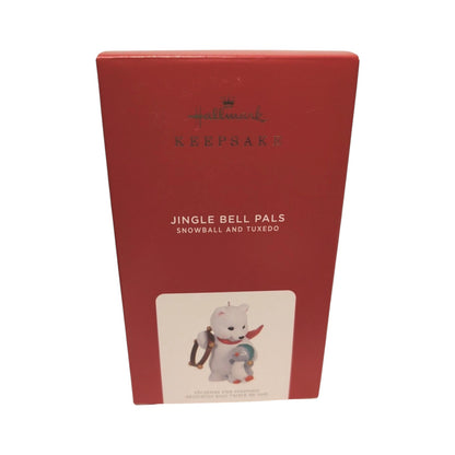 2021 Jingle Bell Pals Hallmark Ornament (Snowball and Tuxedo) QXR9165