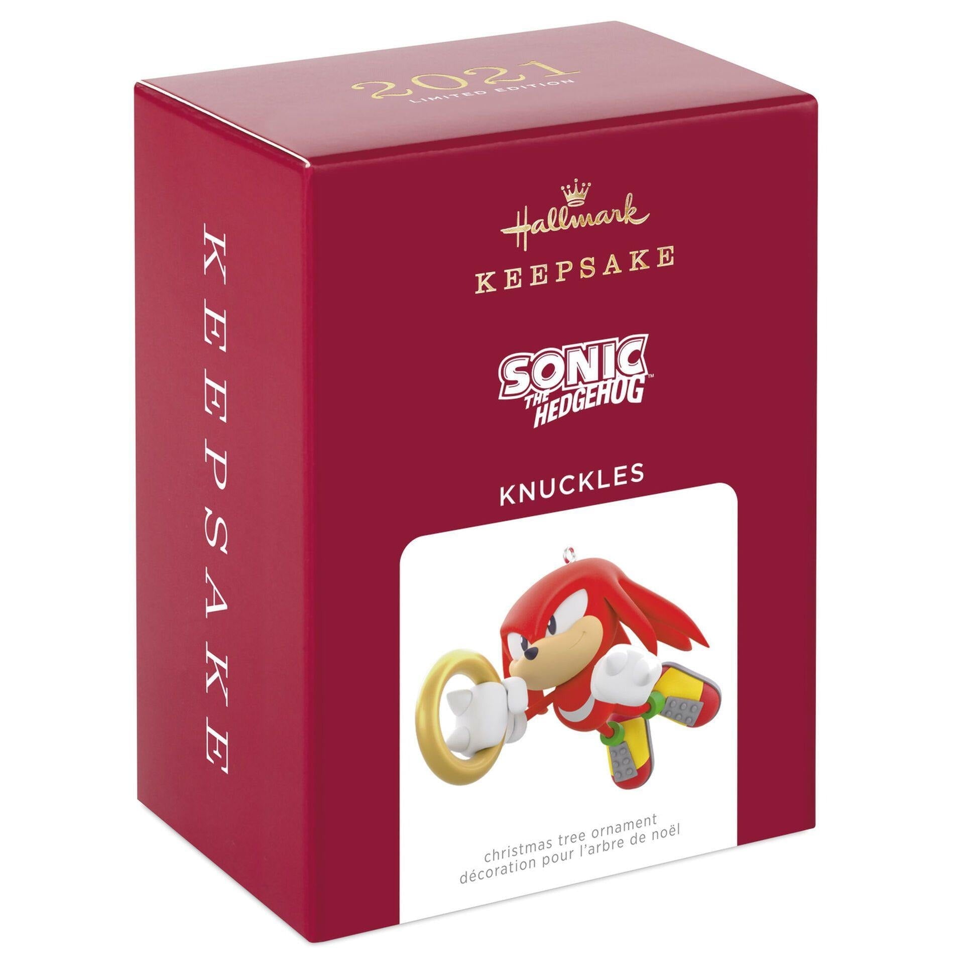 2021 Knuckles Hallmark Ornament (Sonic The Hedgehog) QXE3262