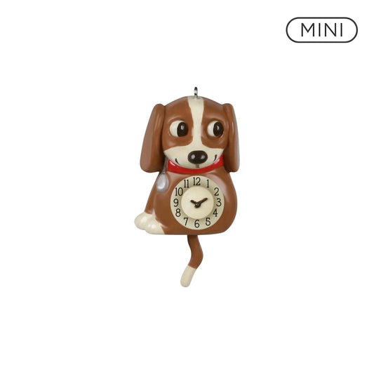 2021 Lil' Puppy Clock Hallmark Ornament (Clock) QXM8362 Image1