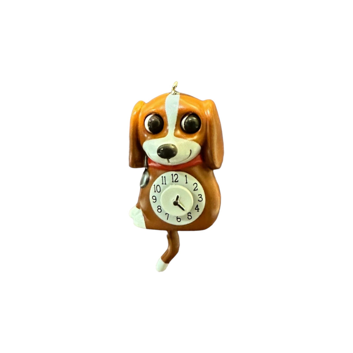 2021 Lil' Puppy Clock Hallmark Ornament (Clock) QXM8362 Image4