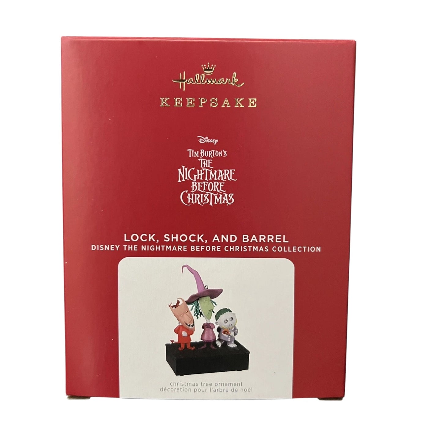 2021 Lock, Shock, and Barrel Hallmark Ornament (Tim Burton's The Nightmare Before Christmas) QXD6402 Image2