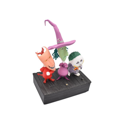 2021 Lock, Shock, and Barrel Hallmark Ornament (Tim Burton's The Nightmare Before Christmas) QXD6402 Image3