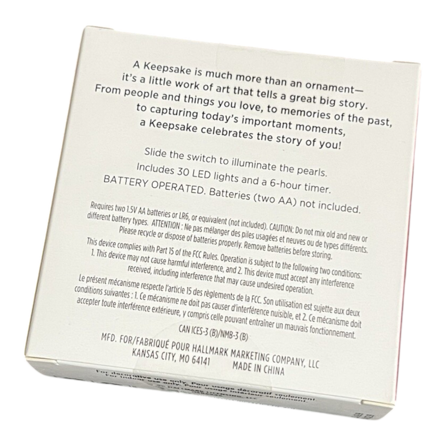 2021 Miniature Pearl Light String (Christmas Tree)