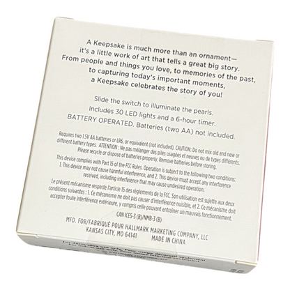 2021 Miniature Pearl Light String (Christmas Tree)