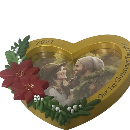 2021 Our First Christmas Together Hallmark Ornament (Photo Holder) QGO2105