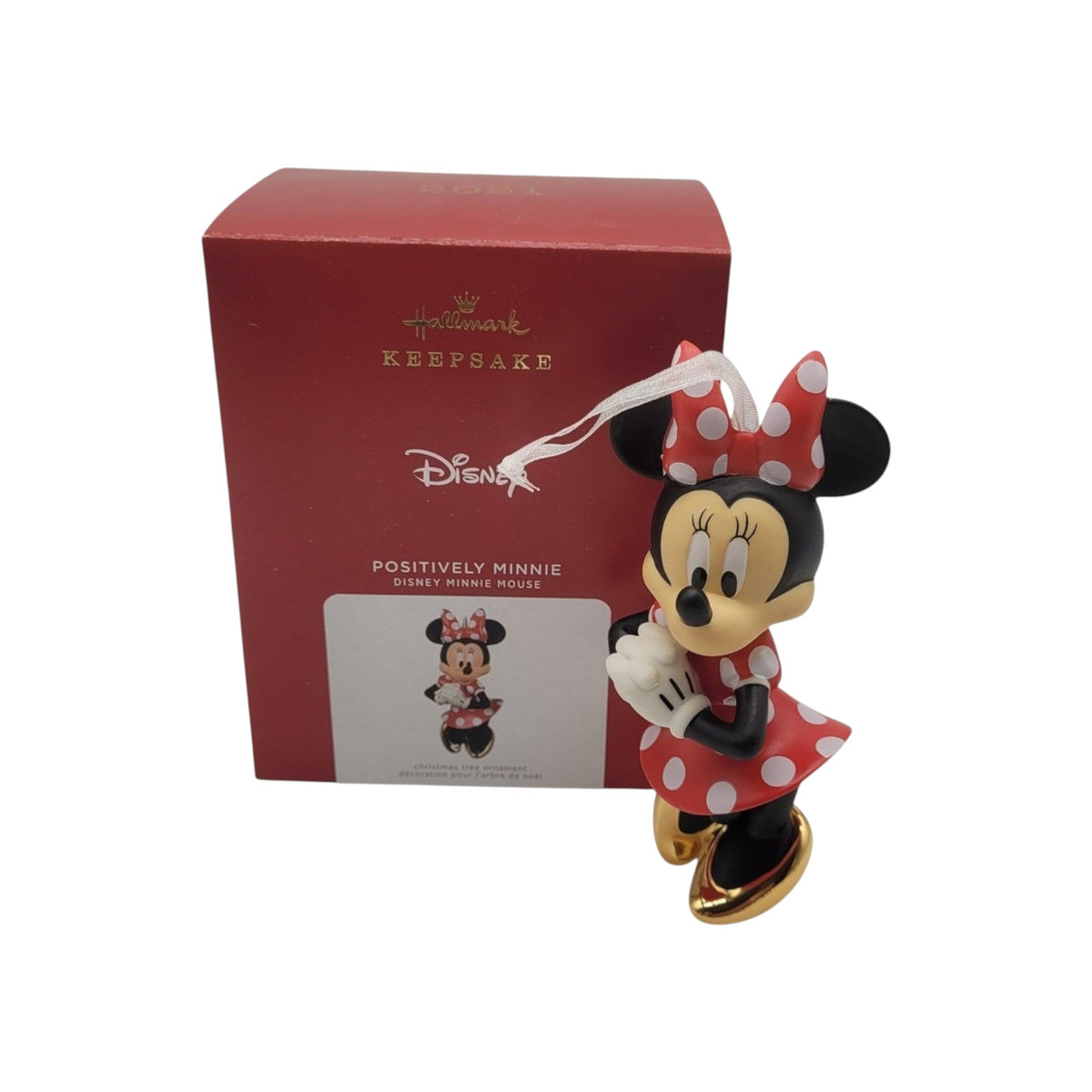 2021 Positively Minnie (Minnie Mouse) Hallmark Ornament QK1302 Image7
