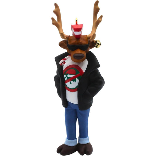 2021 Rebel Reindeer Hallmark Ornament (Reindeer) QXE3285