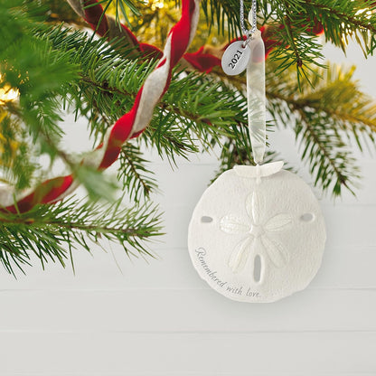 2021 Remembered with Love Hallmark Ornament (Beach) QHX4022