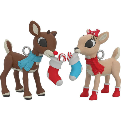 2021 Rudolph and Clarice Hallmark Ornament (Rudolph the Red-Nosed Reindeer) QXM8245