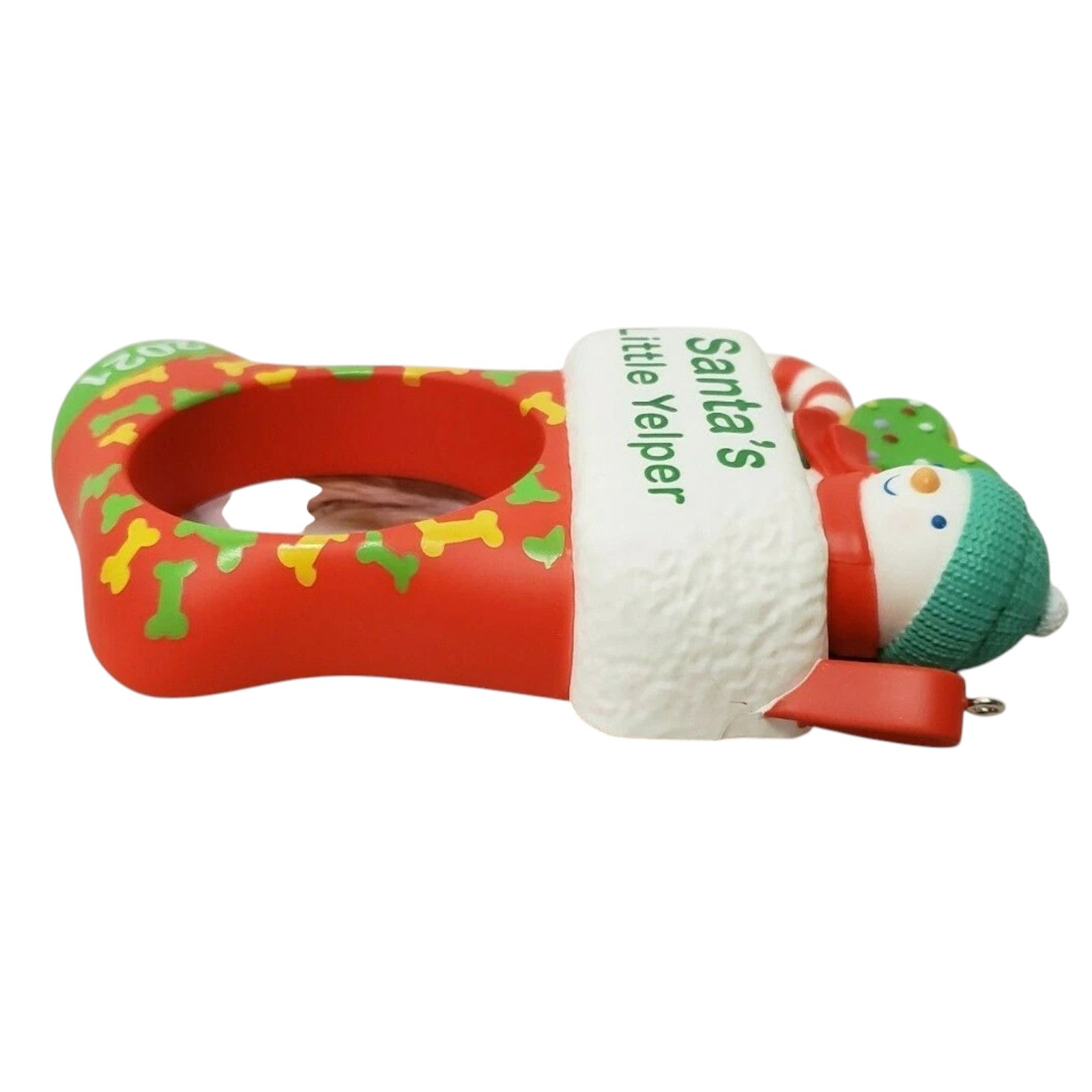 2021 Santa's Little Yelper Hallmark Ornament (Photo Holder) QGO2072