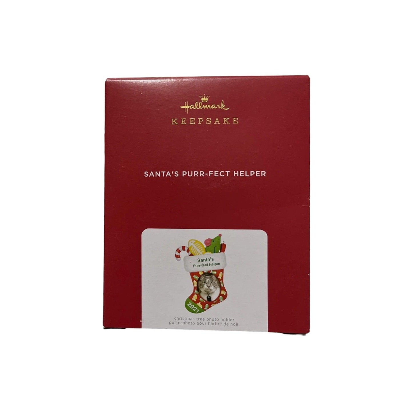 2021 Santa's Purr‑fect Helper Hallmark Ornament (Photo Holder) QG02065 Image2