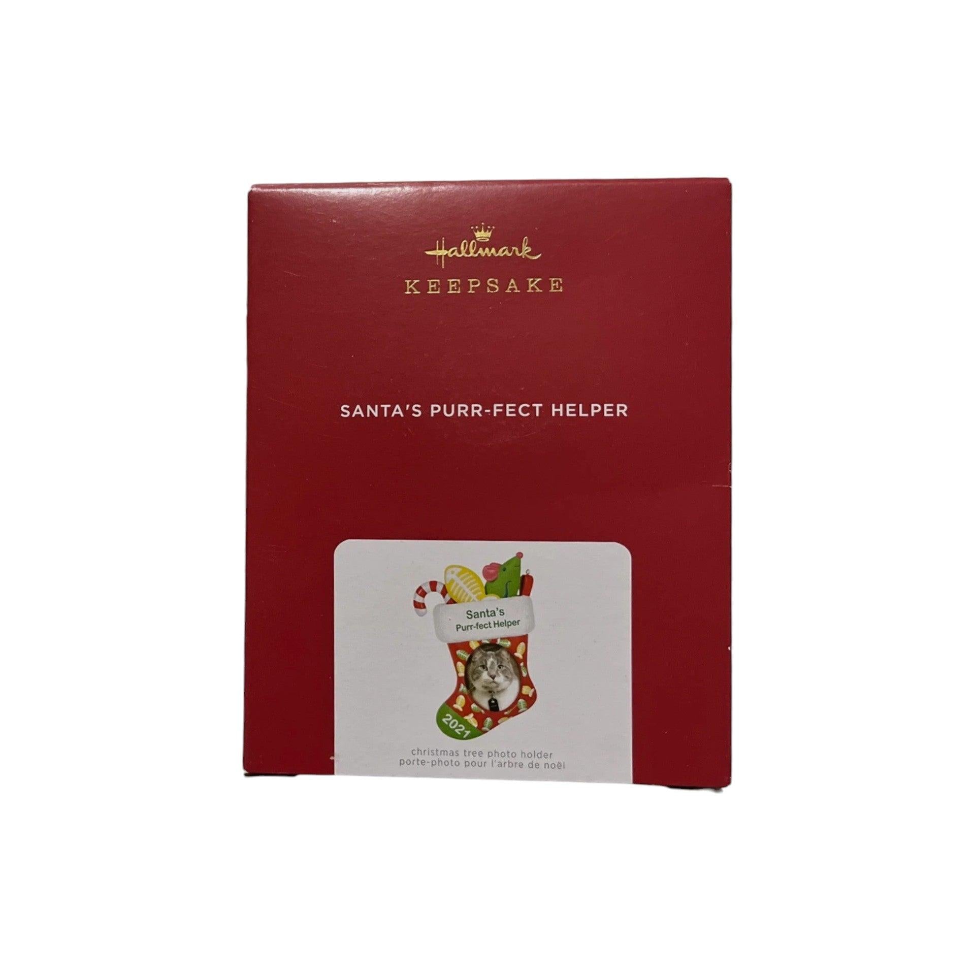 2021 Santa's Purr‑fect Helper Hallmark Ornament (Photo Holder) QG02065 Image2