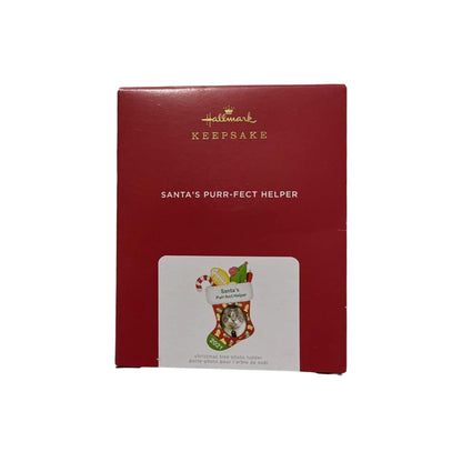 2021 Santa's Purr‑fect Helper Hallmark Ornament (Photo Holder) QG02065 Image2