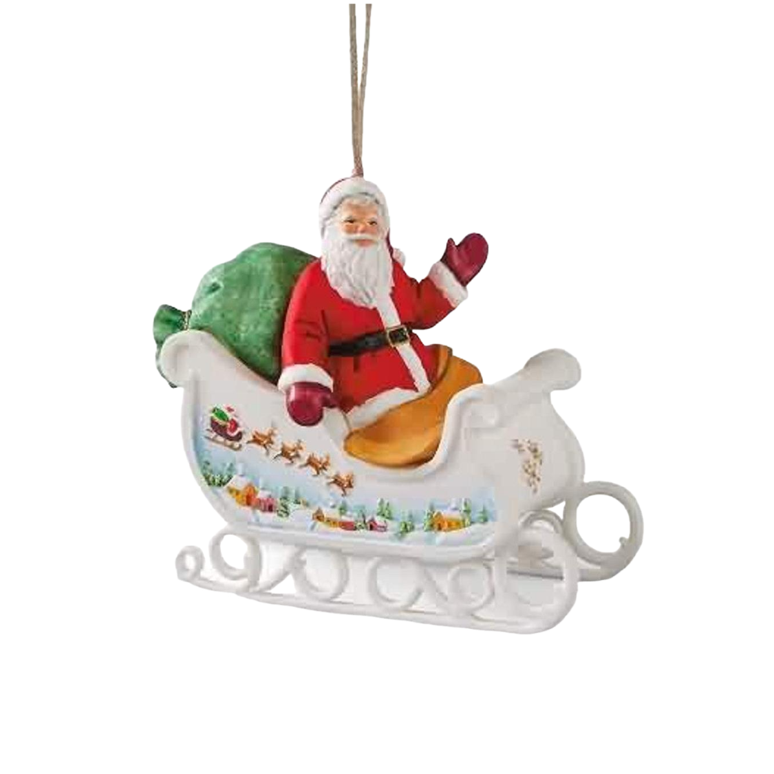 2021 Santa's Sleigh Hallmark Ornament (Santa Claus) QXC5562