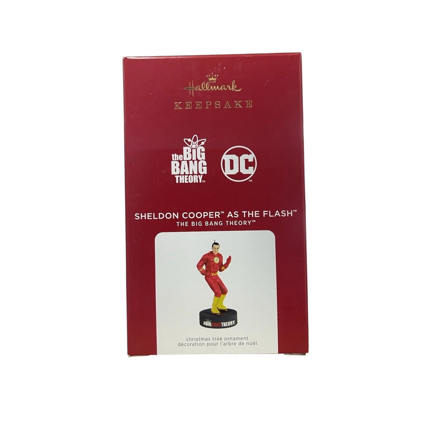 2021 Sheldon Cooper as the Flash Hallmark Ornament (The Big Bang Theory) QXI7612