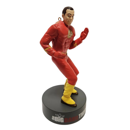 2021 Sheldon Cooper as the Flash Hallmark Ornament (The Big Bang Theory) QXI7612
