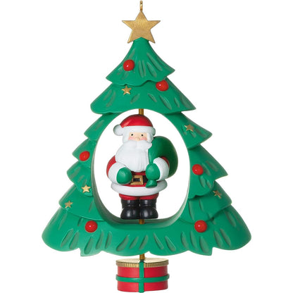 2021 Spinning Santa Hallmark Ornament (Santa Claus) QGO2132