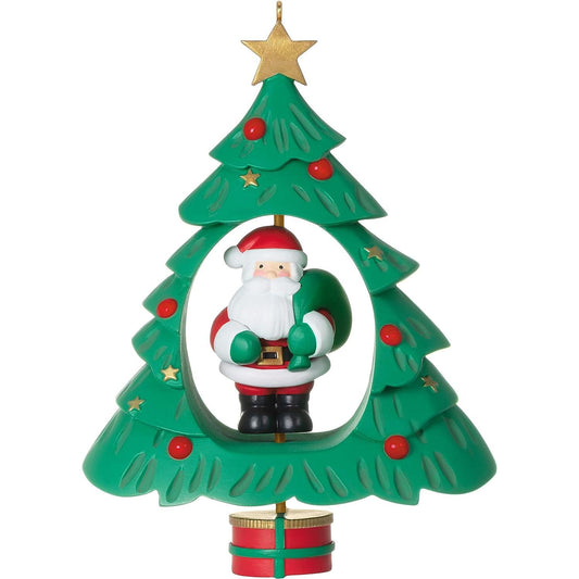 2021 Spinning Santa Hallmark Ornament (Santa Claus) QGO2132