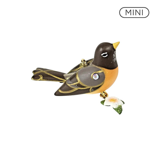 2021 Spring Robin Hallmark Ornament (Beauty of Birds) QXM8235 Image1