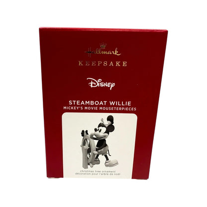 2021 Steamboat Willie Hallmark Ornament (Mickey's Movie Mousterpieces) QXR9102 Image2