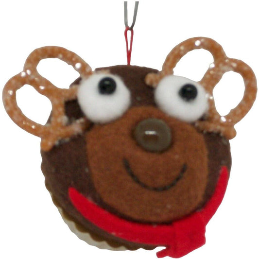 2021 Sweet Reindeer Treat Hallmark Ornament (Christmas Cupcakes) QXE3222