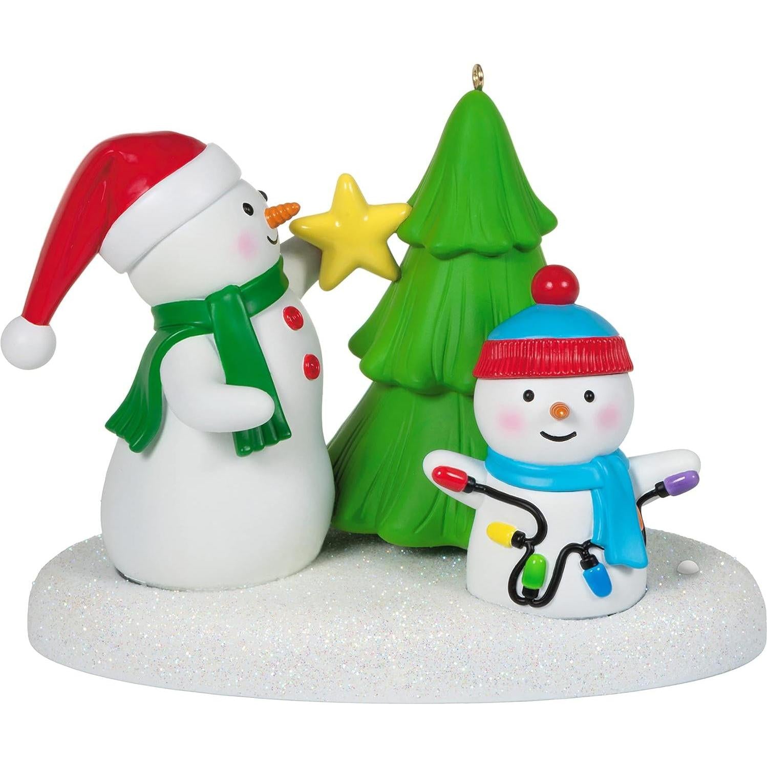 QGO2152 2021 Tangled Up In Christmas (Snowmen) Image1