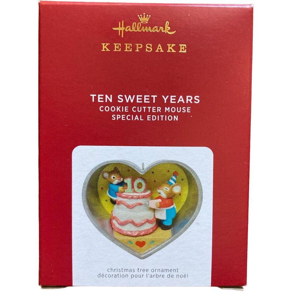 2021 Ten Sweet Years Hallmark Ornament (Cookie Cutter Through the Year) QXE3282