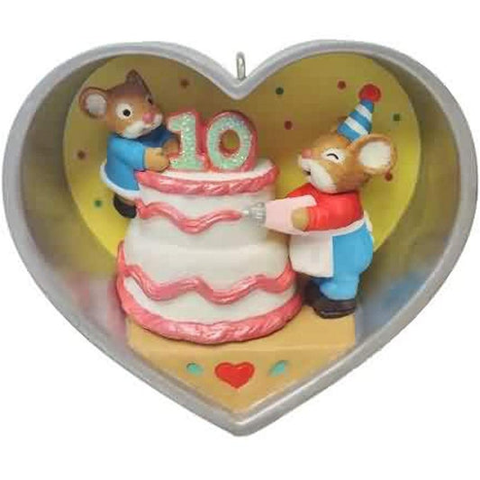 2021 Ten Sweet Years Hallmark Ornament (Cookie Cutter Through the Year) QXE3282