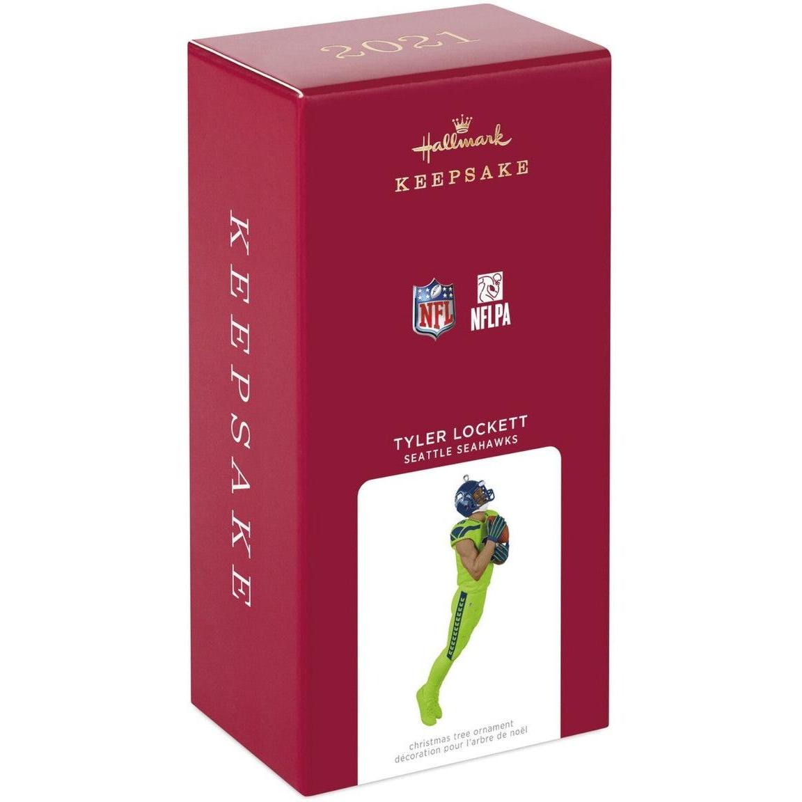 2021 Tyler Lockett Hallmark Ornament (Football Legends) QXI7355