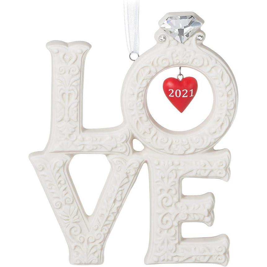 2021 We're Engaged! Hallmark Ornament (Love) QHX4045
