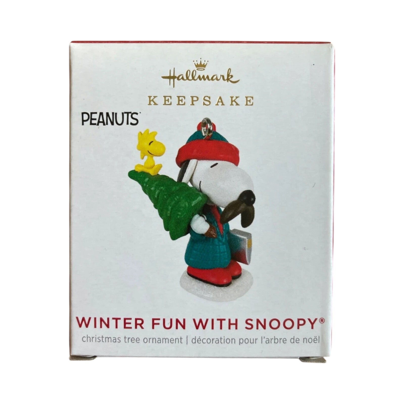 2021 Winter Fun With Snoopy Hallmark Ornament (Winter Fun with Snoopy) QXM8252 Image2