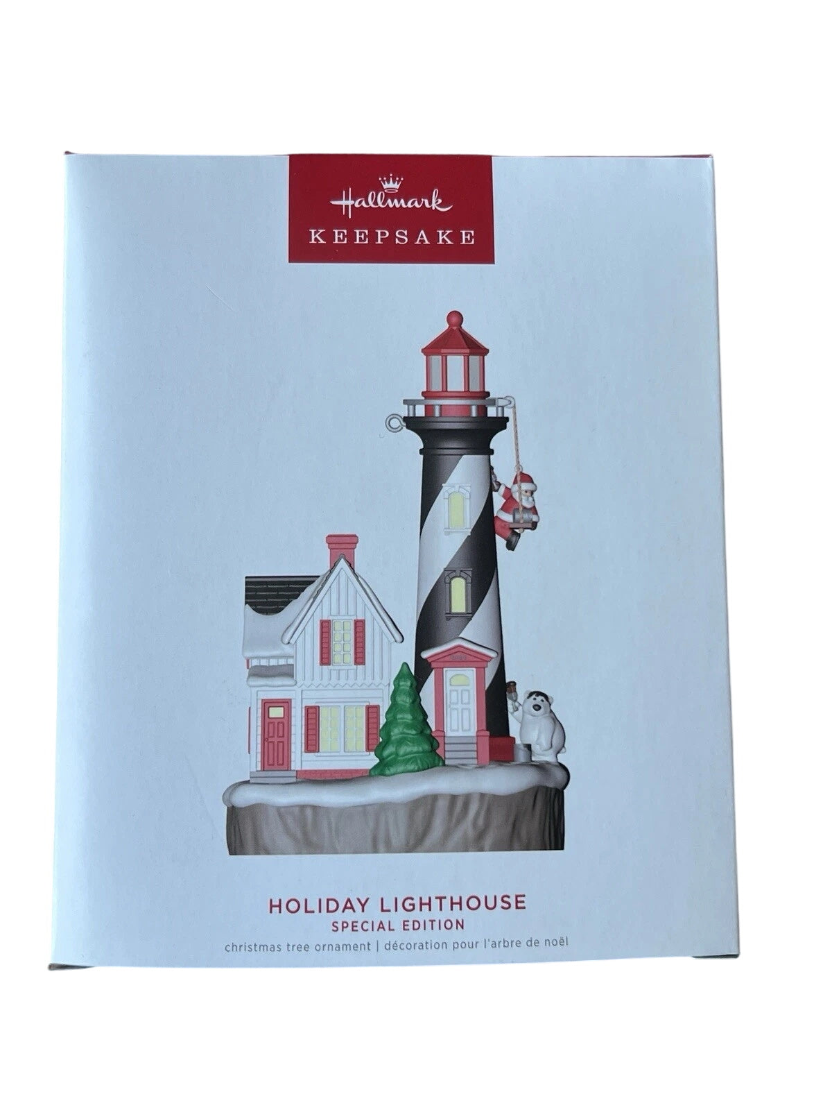2022 Holiday Lighthouse Hallmark Ornament (Holiday Lighthouse) QXT4106
