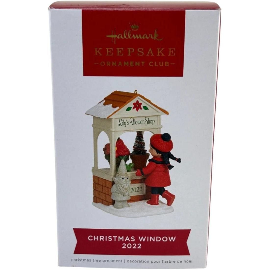 2022 Lily's Flower Shop Hallmark Ornament (Christmas Window) QXC5558