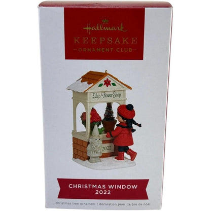 2022 Lily's Flower Shop Hallmark Ornament (Christmas Window) QXC5558