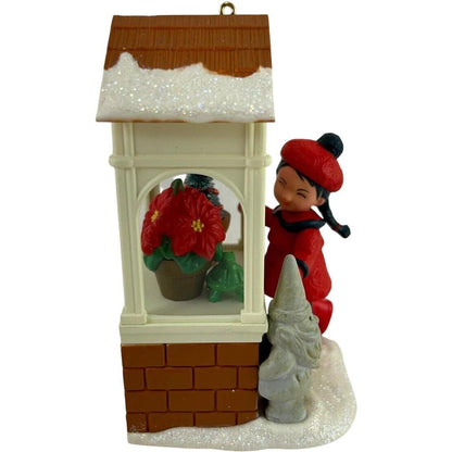 2022 Lily's Flower Shop Hallmark Ornament (Christmas Window) QXC5558