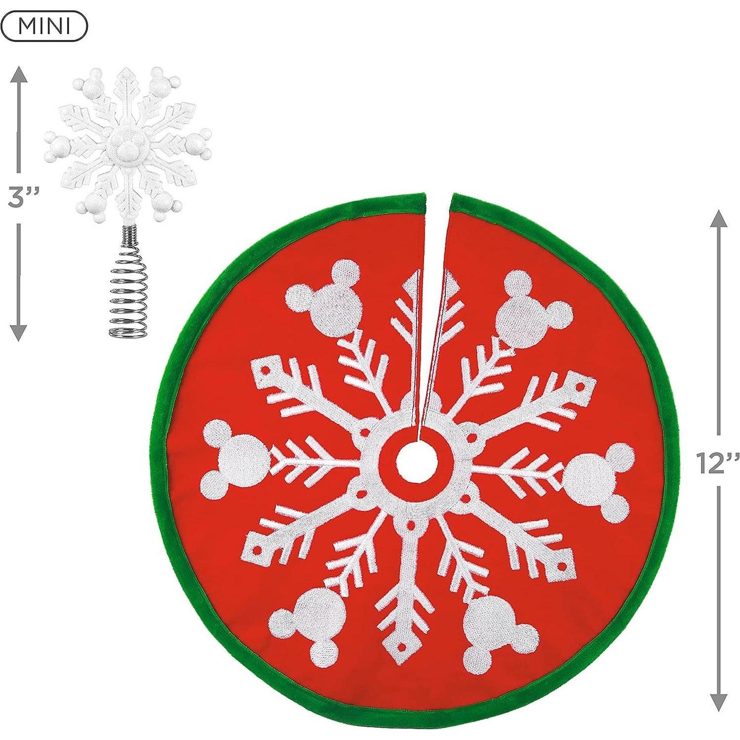 QSB6102 2022 Miniature Mickey Tree Topper & Skirt (Tree Topper) Image4