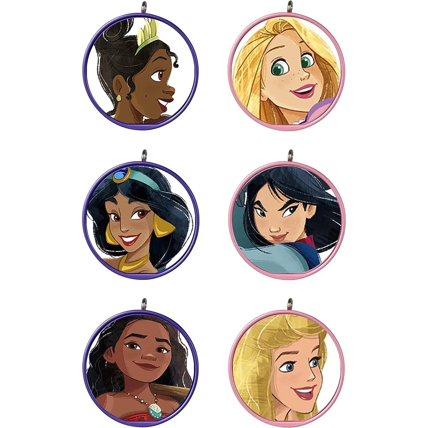 2022 Miniature Ornament Set Hallmark Ornament (Disney Princesses) QSB6256