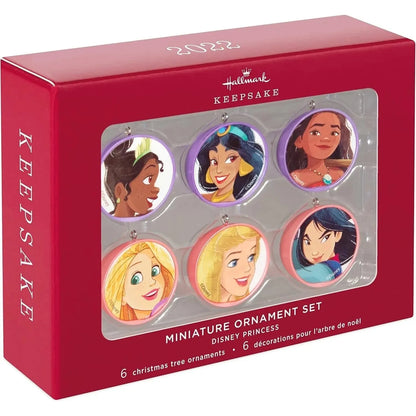 2022 Miniature Ornament Set Hallmark Ornament (Disney Princesses) QSB6256