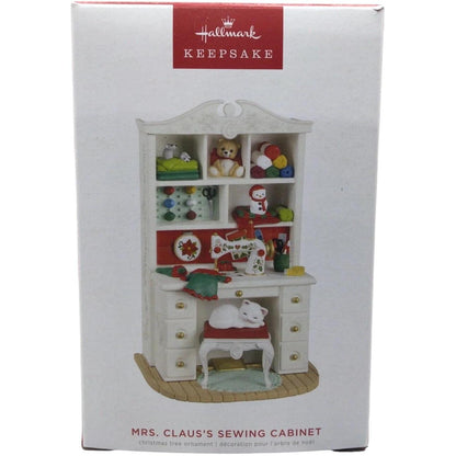2022 Mrs. Claus's Sewing Cabinet Hallmark Ornament (Santa Claus) QHT4003