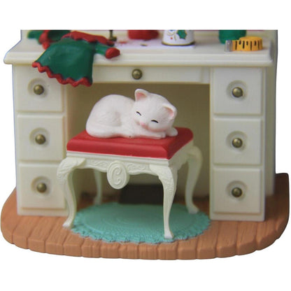 2022 Mrs. Claus's Sewing Cabinet Hallmark Ornament (Santa Claus) QHT4003