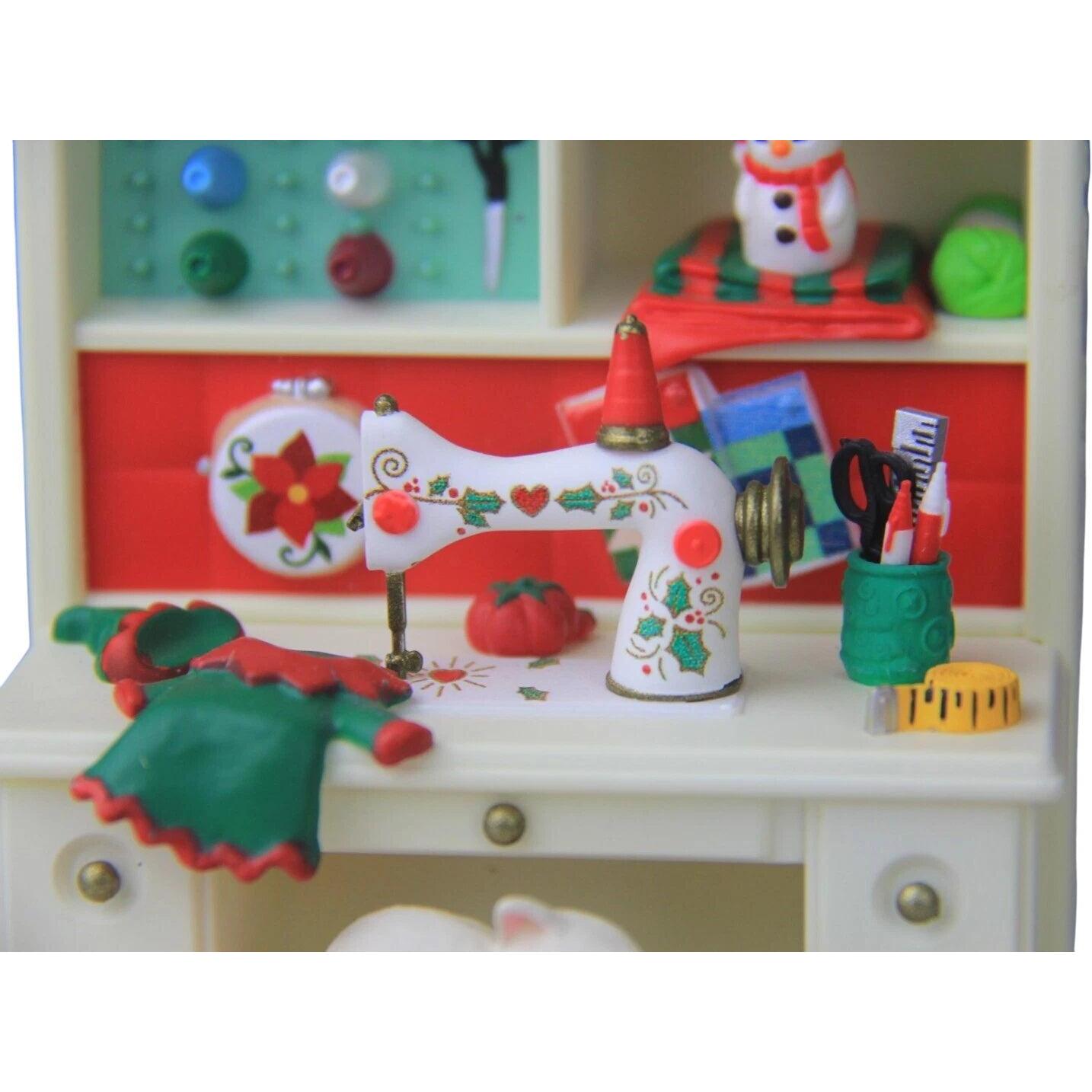 2022 Mrs. Claus's Sewing Cabinet Hallmark Ornament (Santa Claus) QHT4003