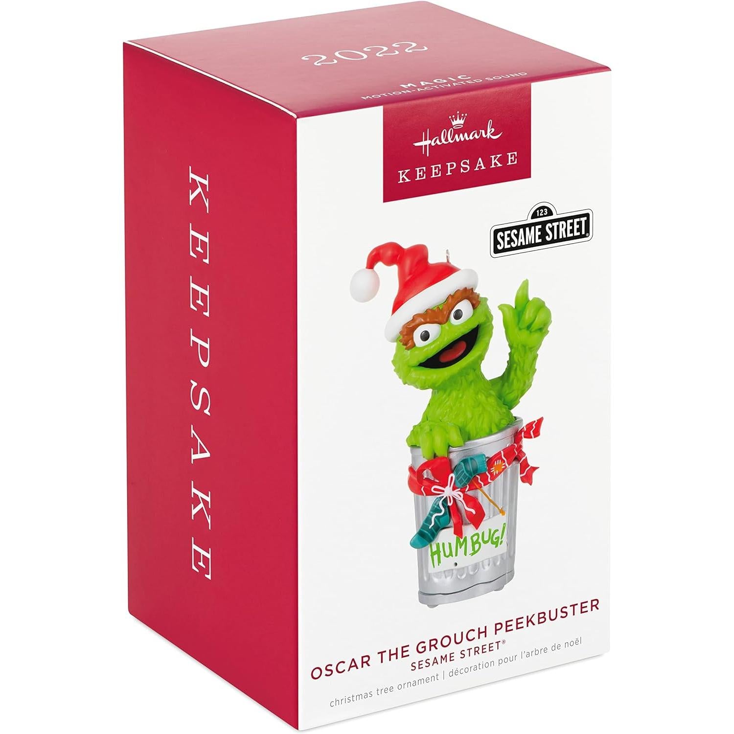 QXI7296 2022 Oscar The Grouch Peekbuster (Sesame Street) Image2