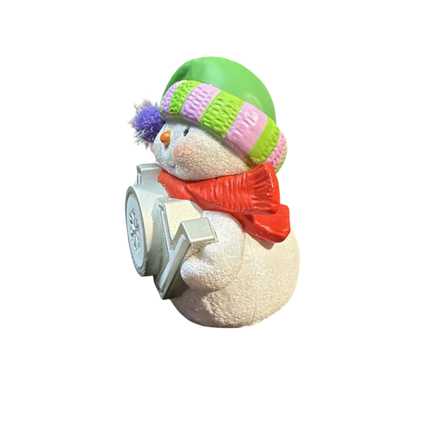 2022 Shimmering Joy Hallmark Ornament (Snowmen) QGO2453